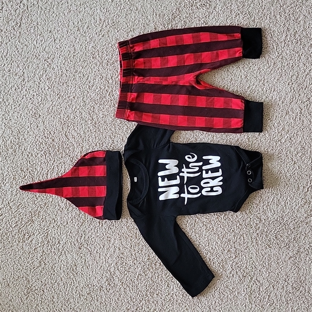 New to the crew outfit newborn